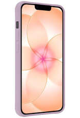 Nomfy Nomfy iPhone 17e Hoesje Siliconen - Lila