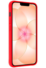 Nomfy Nomfy iPhone 17e Hoesje Siliconen - Rood