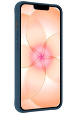 Nomfy Nomfy iPhone 17e Hoesje Siliconen - Donkerblauw - 2 PACK