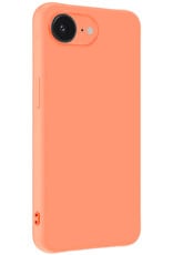 Nomfy Nomfy iPhone 17e Hoesje Siliconen - Perzik - 2 PACK