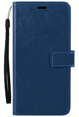 Nomfy Nomfy iPhone 17e Hoesje Bookcase - Donkerblauw