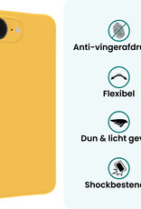 Forterra Forterra iPhone 17e Hoesje Siliconen - Geel