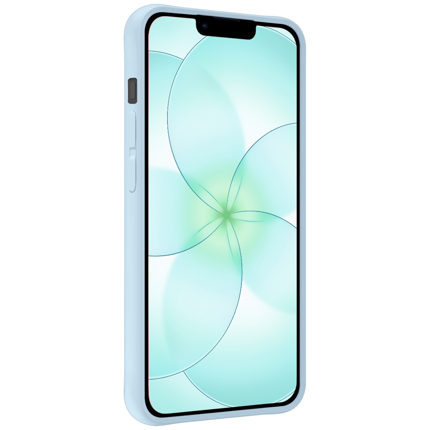 Forterra Forterra iPhone 17e Hoesje Siliconen - Lichtblauw