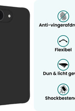 Forterra Forterra iPhone 17e Hoesje Siliconen - Zwart