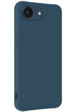 Forterra Forterra iPhone 17e Hoesje Siliconen - Donkerblauw - 2 PACK