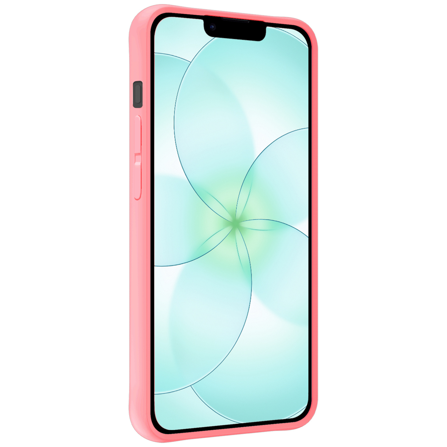 Forterra Forterra iPhone 17e Hoesje Siliconen Met 2x Screenprotector Met Dichte Notch - Lichtroze