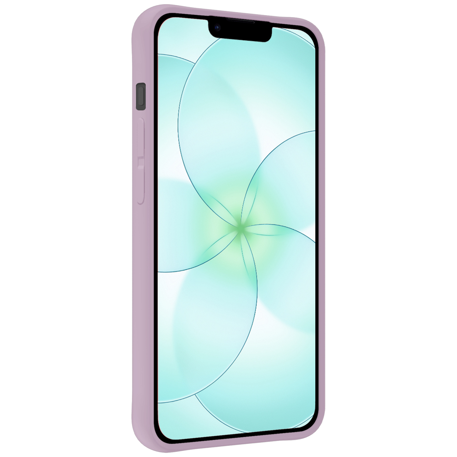 Forterra Forterra iPhone 17e Hoesje Siliconen Met 2x Screenprotector Met Dichte Notch - Lila
