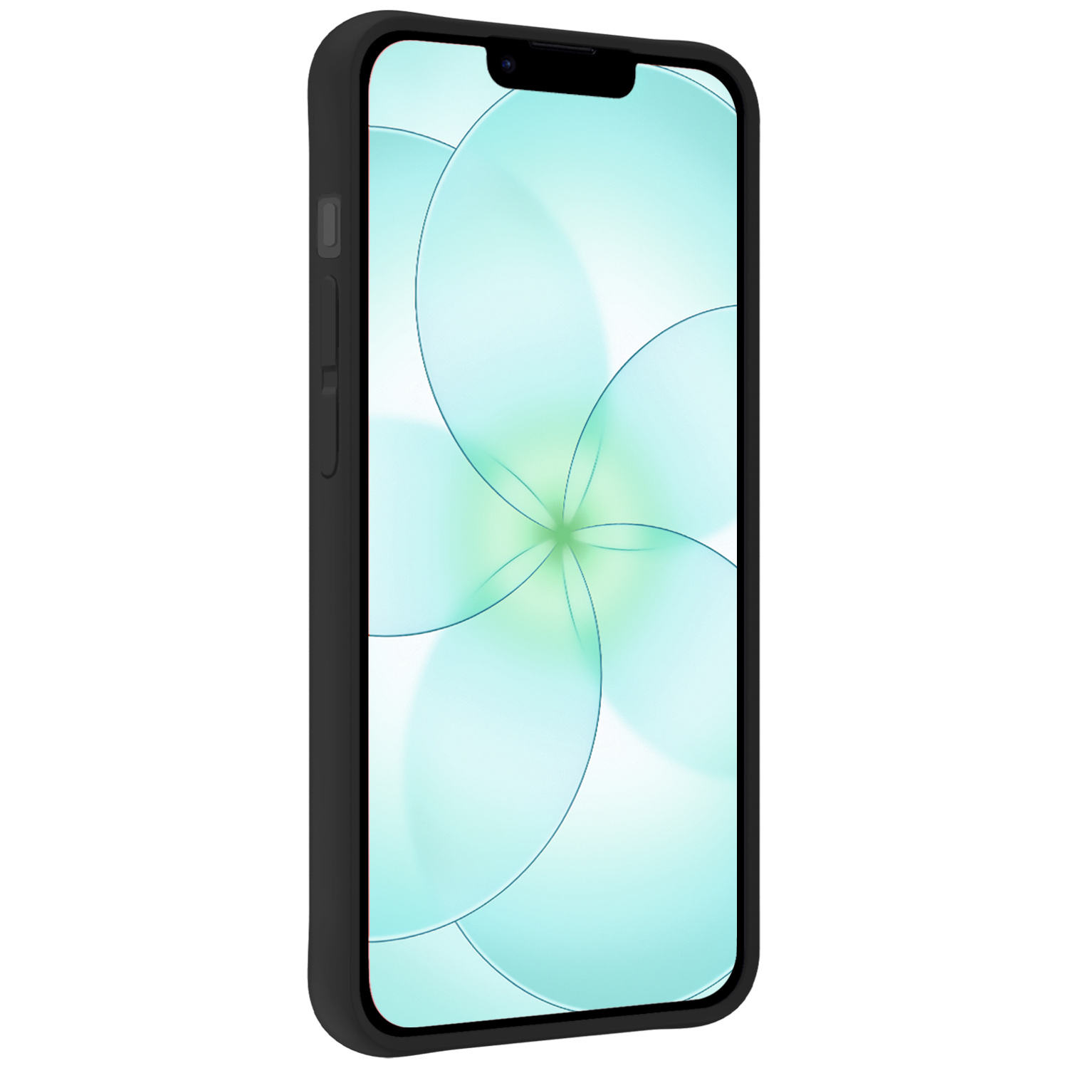 Forterra Forterra iPhone 17e Hoesje Siliconen Met 2x Screenprotector Met Dichte Notch - Zwart