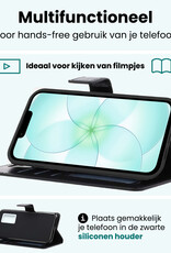 Forterra Forterra iPhone 17e Hoesje Bookcase - Zwart