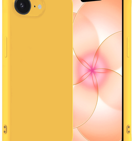Nomfy Nomfy iPhone 17e Hoesje Siliconen - Geel