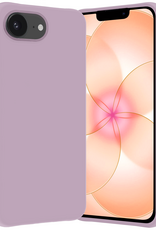 Nomfy Nomfy iPhone 17e Hoesje Siliconen - Lila