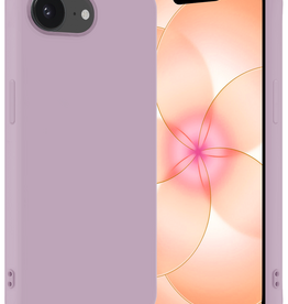 Nomfy Nomfy iPhone 17e Hoesje Siliconen - Lila