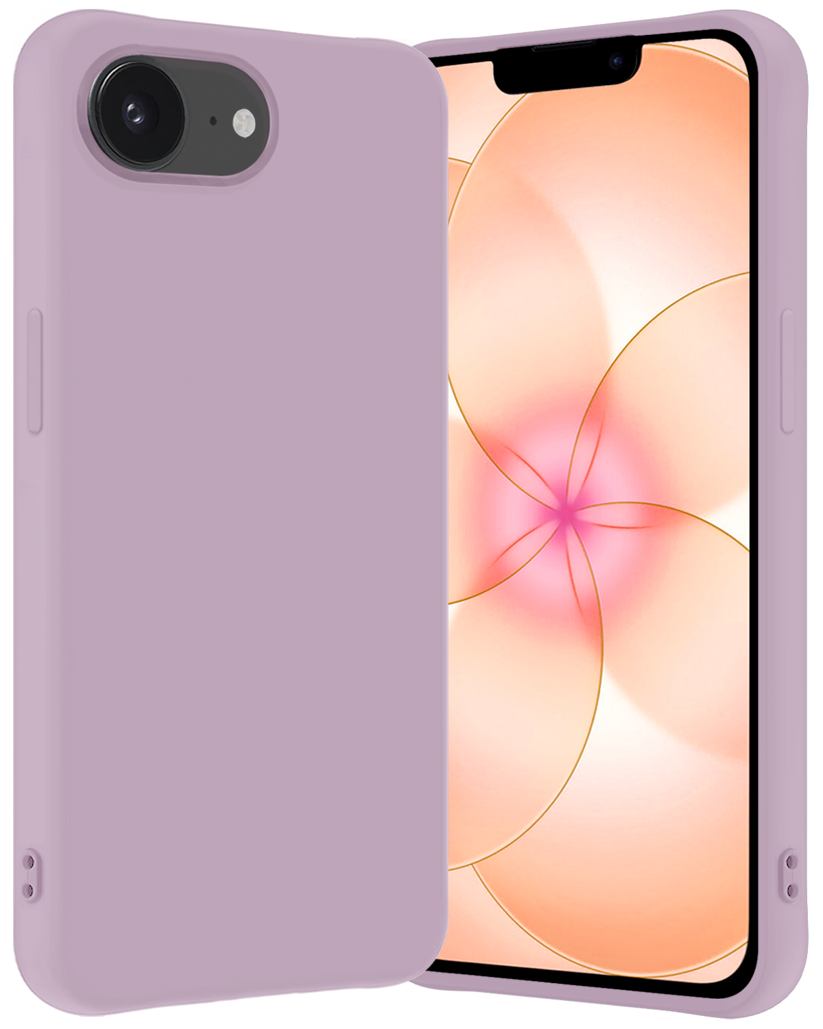 Nomfy Nomfy iPhone 17e Hoesje Siliconen - Lila