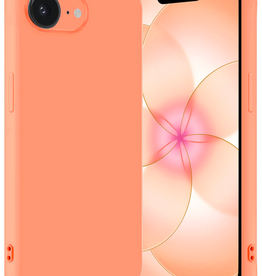 Nomfy Nomfy iPhone 17e Hoesje Siliconen - Perzik