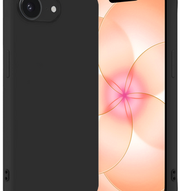 Nomfy Nomfy iPhone 17e Hoesje Siliconen - Zwart
