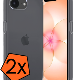 Nomfy Nomfy iPhone 17e Hoesje Siliconen - Transparant - 2 PACK