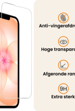 Nomfy Nomfy iPhone 17e Hoesje Siliconen Met 2x Screenprotector Met Dichte Notch - Rood
