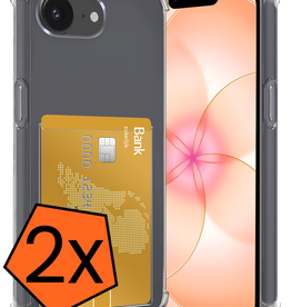 Nomfy Nomfy iPhone 17e Hoesje Pashouder - 2 PACK