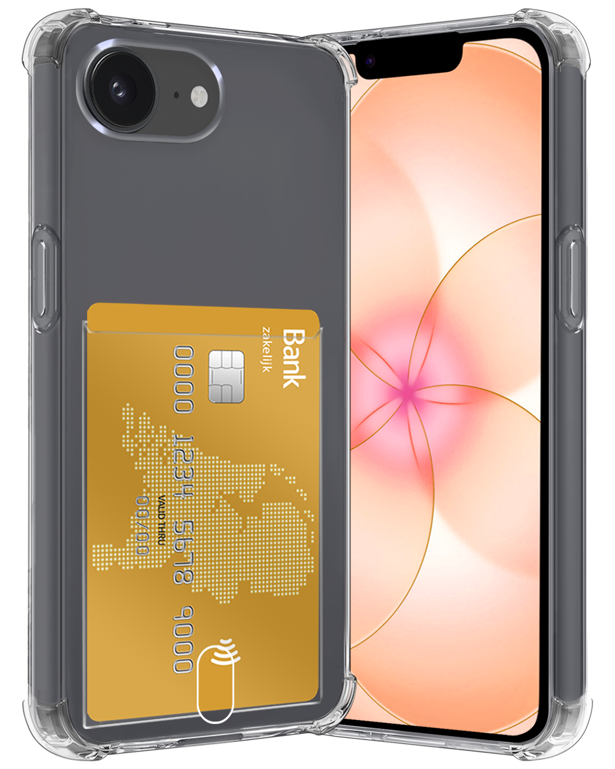 Nomfy Nomfy iPhone 17e Hoesje Pashouder