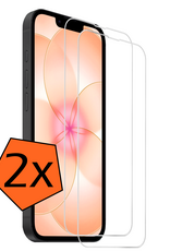 Nomfy Nomfy iPhone 17e Screenprotector Glas Met Dichte Notch - 2 PACK