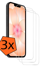 Nomfy Nomfy iPhone 17e Screenprotector Glas Met Dichte Notch - 3 PACK