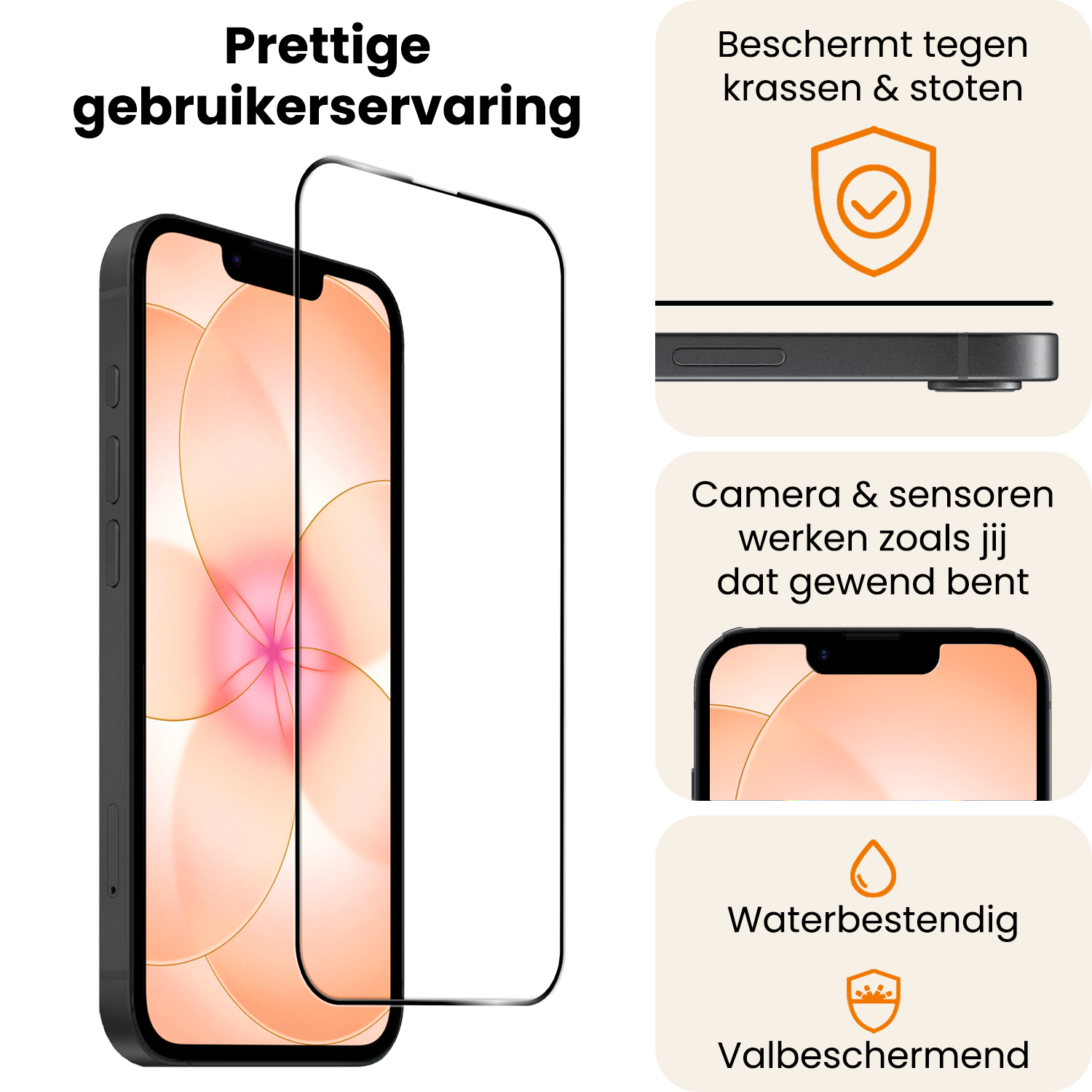 Nomfy Nomfy iPhone 17e Screenprotector Glas Full Cover 2D