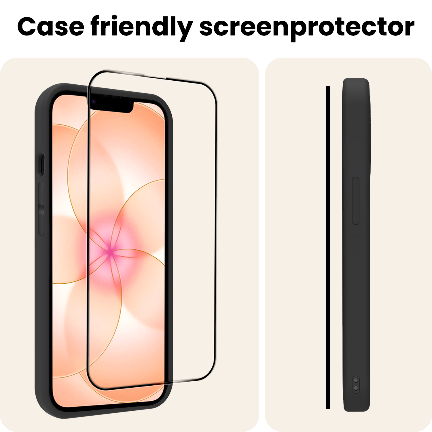 Nomfy Nomfy iPhone 17e Screenprotector Glas Full Cover 2D - 2 PACK