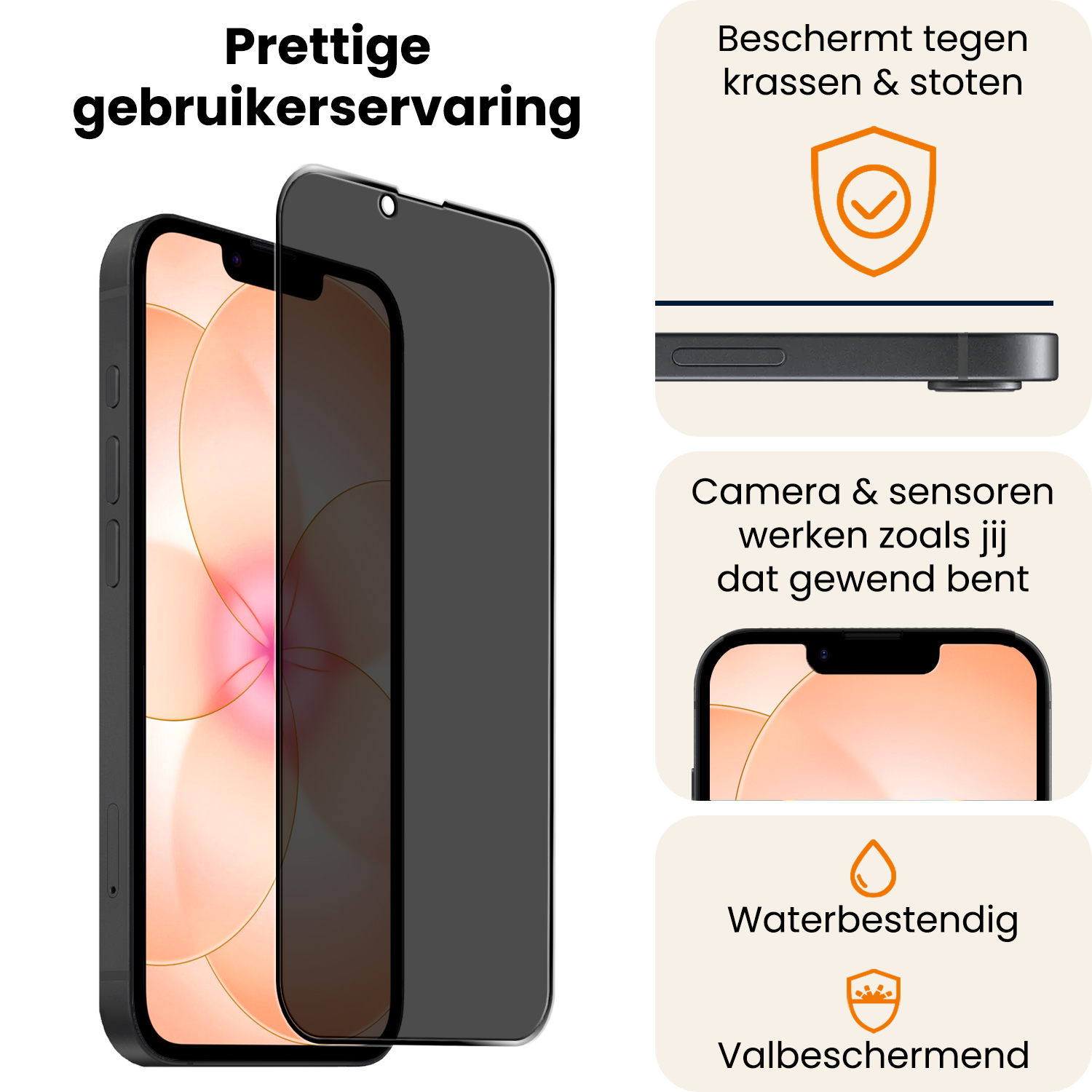 Nomfy Nomfy iPhone 17e Screenprotector Glas Privacy