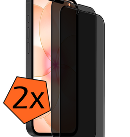 Nomfy Nomfy iPhone 17e Screenprotector Glas Privacy - 2 PACK