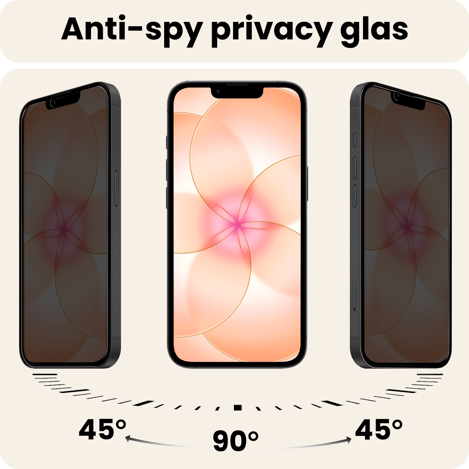 Nomfy Nomfy iPhone 17e Screenprotector Glas Privacy - 2 PACK