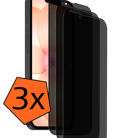 Nomfy Nomfy iPhone 17e Screenprotector Glas Privacy - 3 PACK