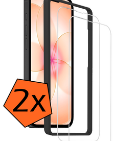 Nomfy Nomfy iPhone 17e Screenprotector Met Installatieframe - 2 PACK