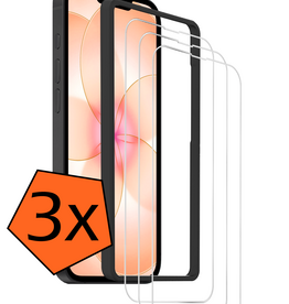 Nomfy Nomfy iPhone 17e Screenprotector Met Installatieframe - 3 PACK