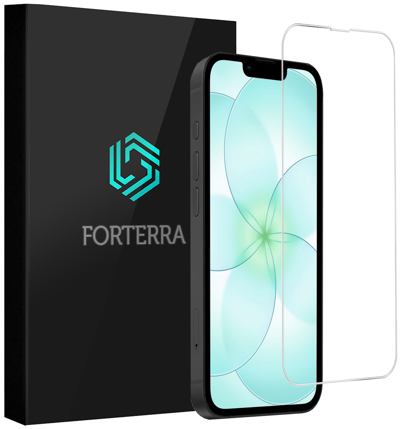 Forterra Forterra iPhone 17e Screenprotector Glas Met Dichte Notch