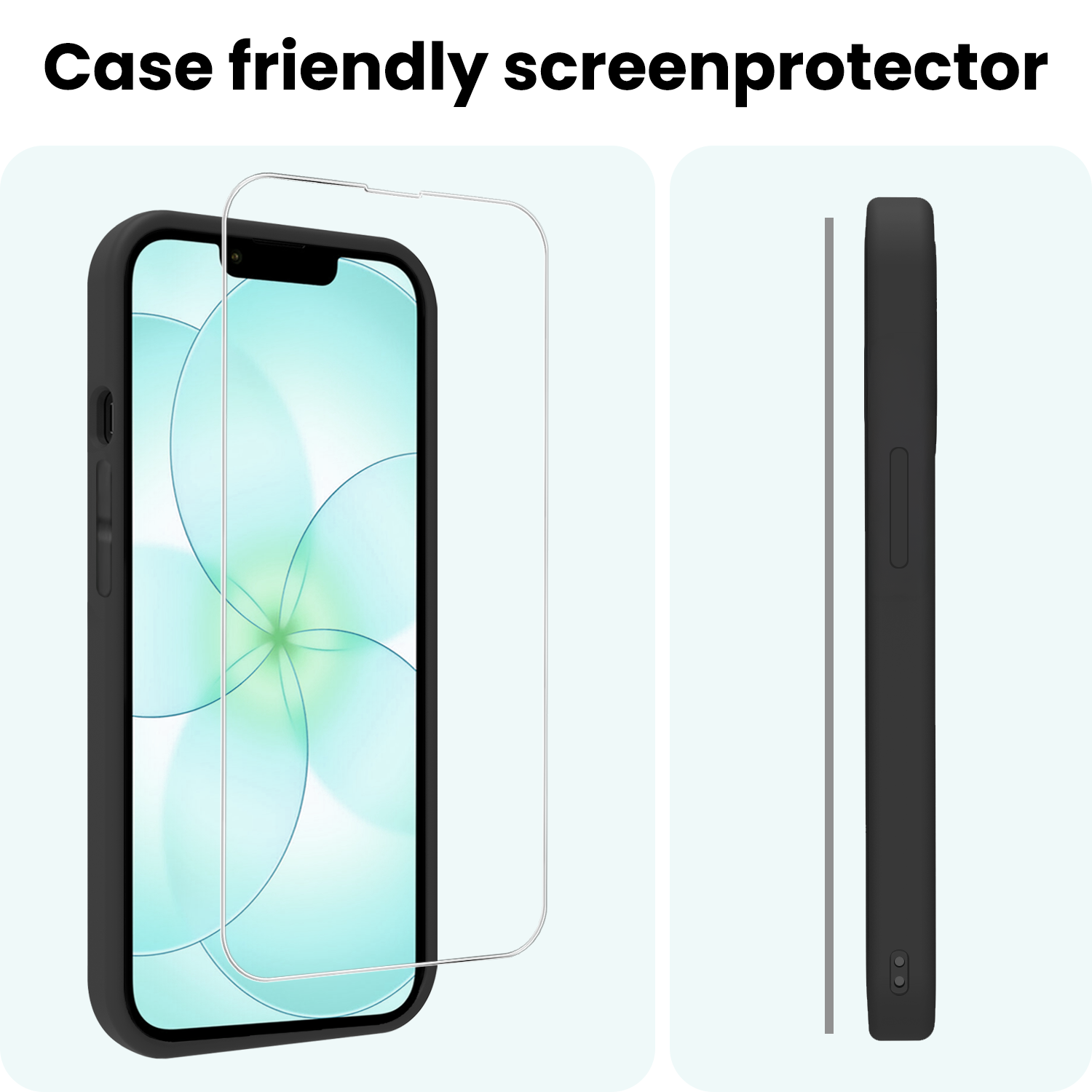 Forterra Forterra iPhone 17e Screenprotector Glas Met Dichte Notch - 3 PACK