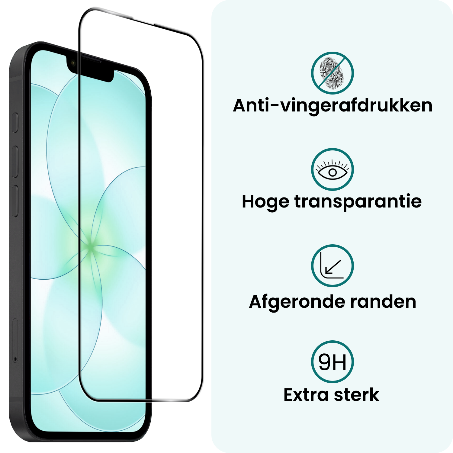 Forterra Forterra iPhone 17e Screenprotector Glas Full Cover 2D