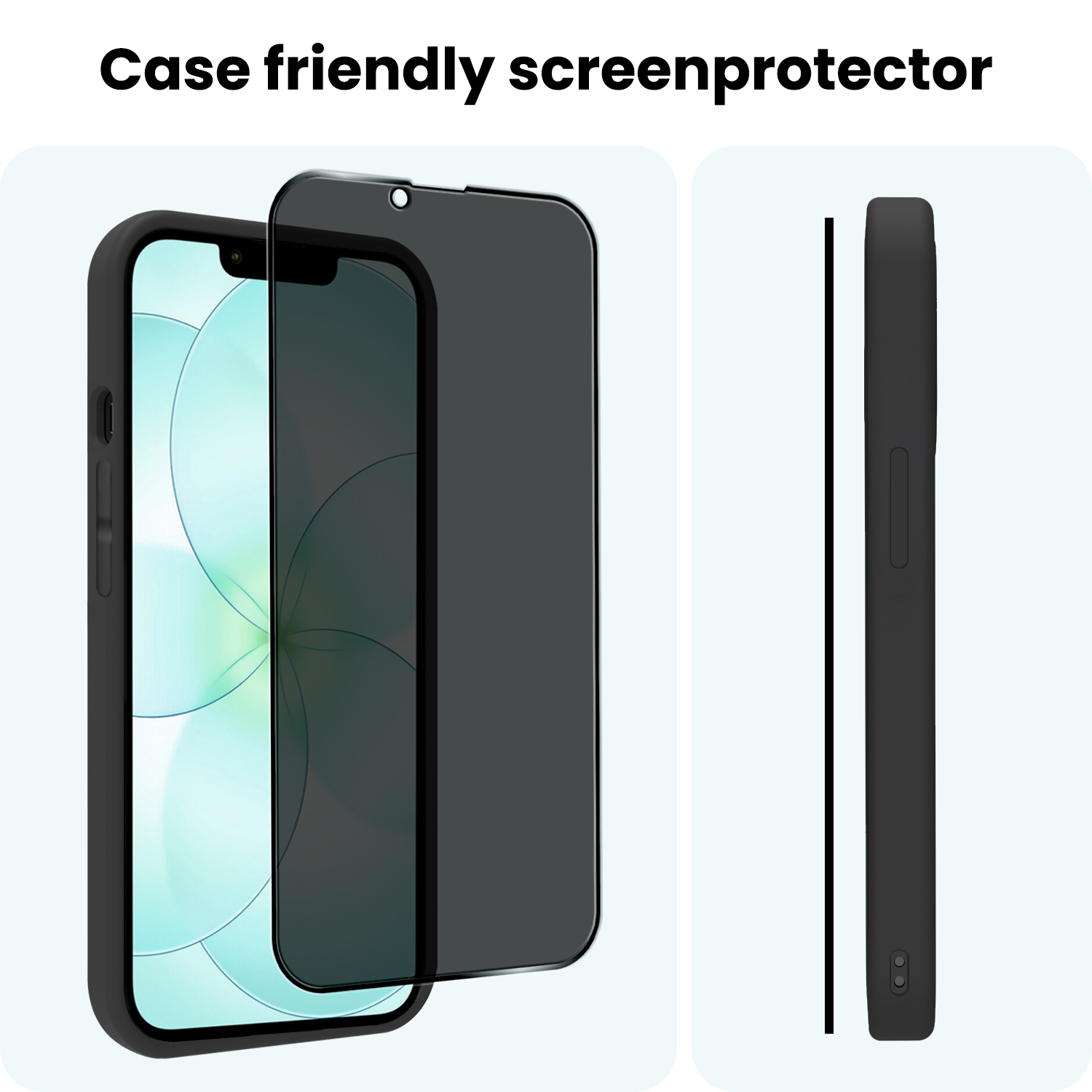 Forterra Forterra iPhone 17e Screenprotector Glas Privacy - 2 PACK