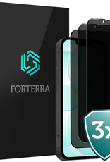 Forterra Forterra iPhone 17e Screenprotector Glas Privacy - 3 PACK