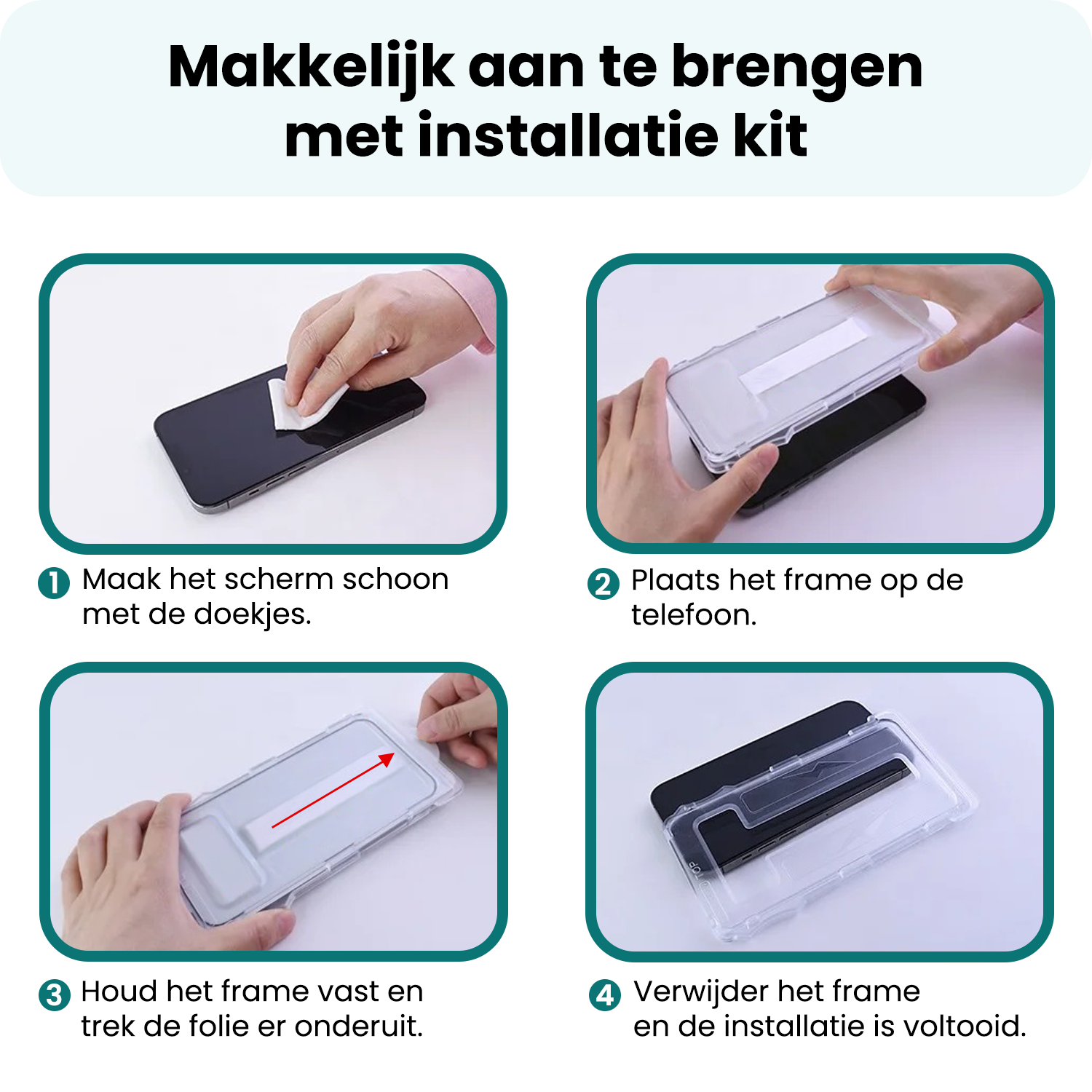 Forterra Forterra iPhone 17e Hybrid Screenprotector