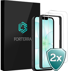 Forterra Forterra iPhone 17e Screenprotector Met Installatieframe - 2 PACK