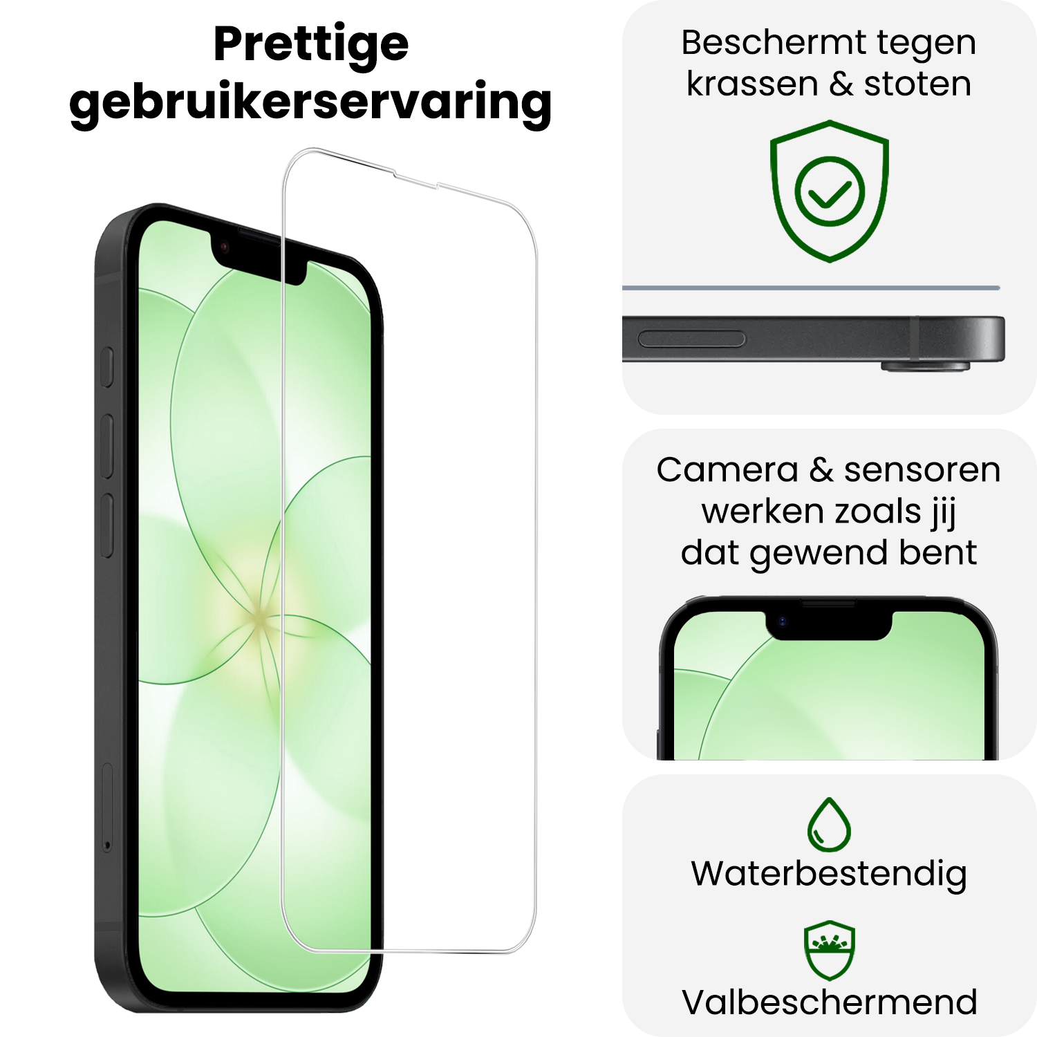 BASEY. BASEY. iPhone 17e Screenprotector Glas Met Dichte Notch