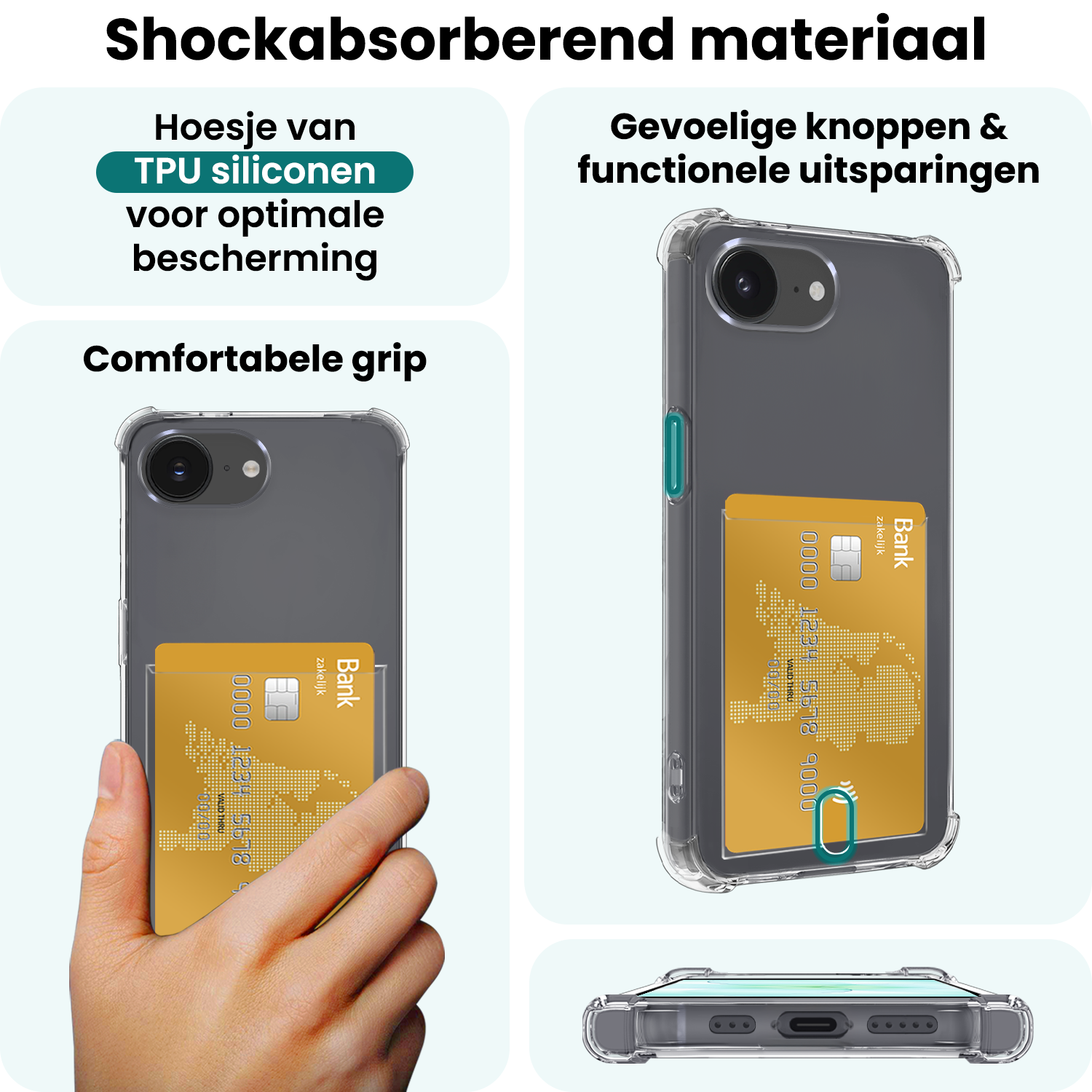 Forterra Forterra iPhone 17e Hoesje Pashouder