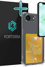 Forterra Forterra iPhone 17e Hoesje Pashouder Met Screenprotector