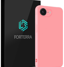 Forterra Forterra iPhone 17e Hoesje Siliconen - Lichtroze