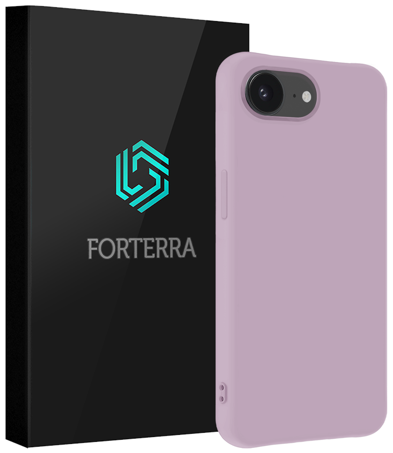 Forterra Forterra iPhone 17e Hoesje Siliconen - Lila