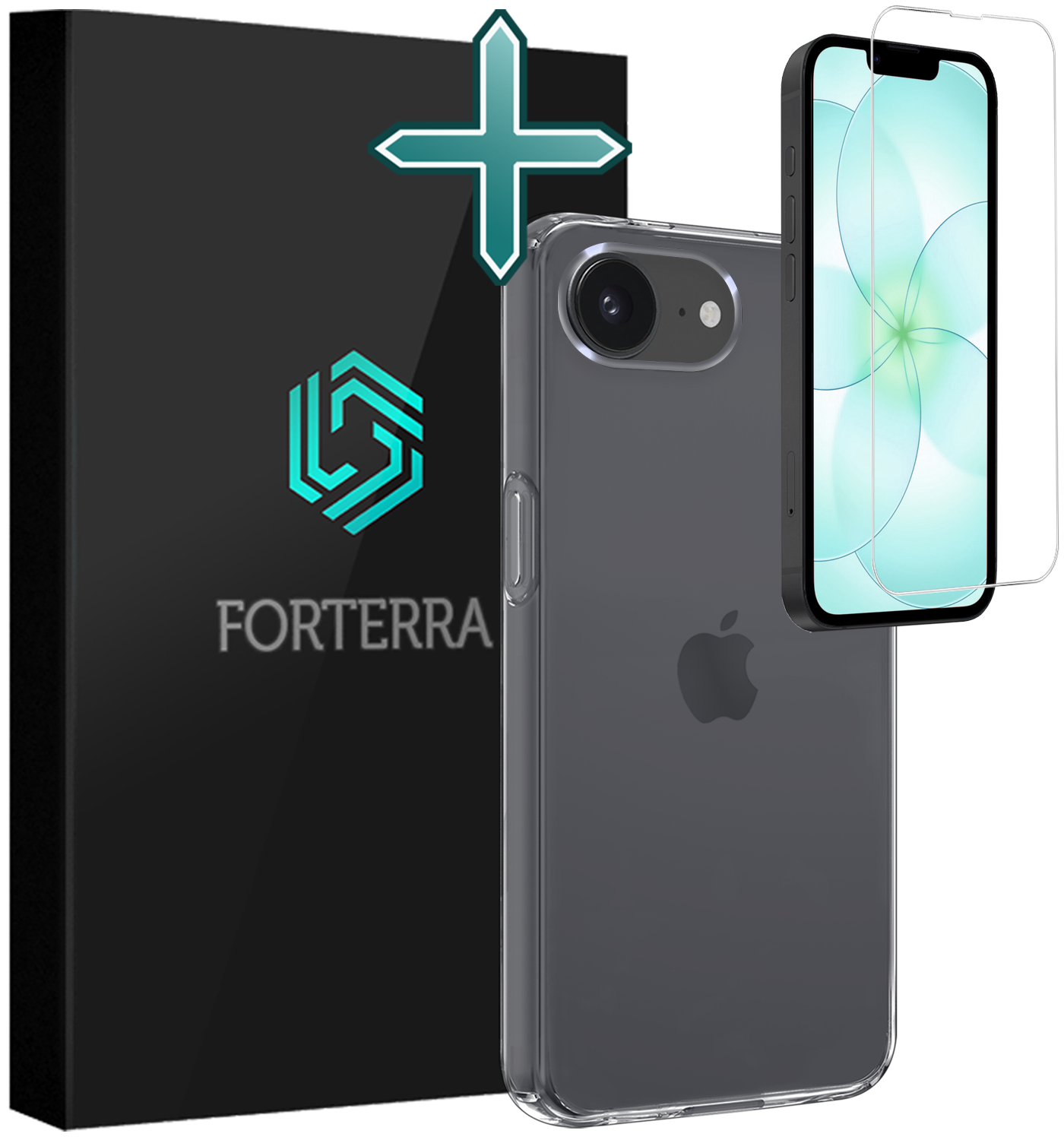Forterra Forterra iPhone 17e Hoesje Siliconen - Transparant