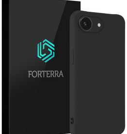 Forterra Forterra iPhone 17e Hoesje Siliconen - Zwart