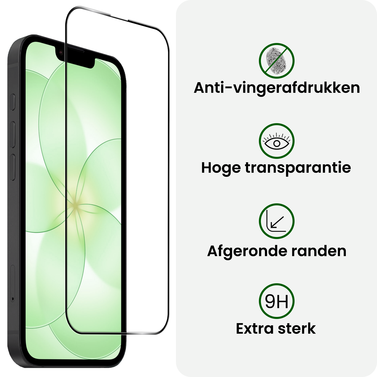 BASEY. BASEY. iPhone 17e Screenprotector Glas Full Cover 2D - 3 PACK