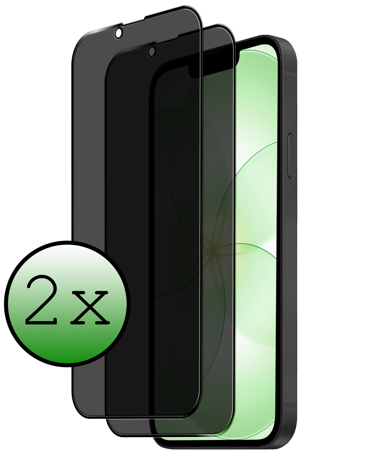BASEY. BASEY. iPhone 17e Screenprotector Glas Privacy - 2 PACK
