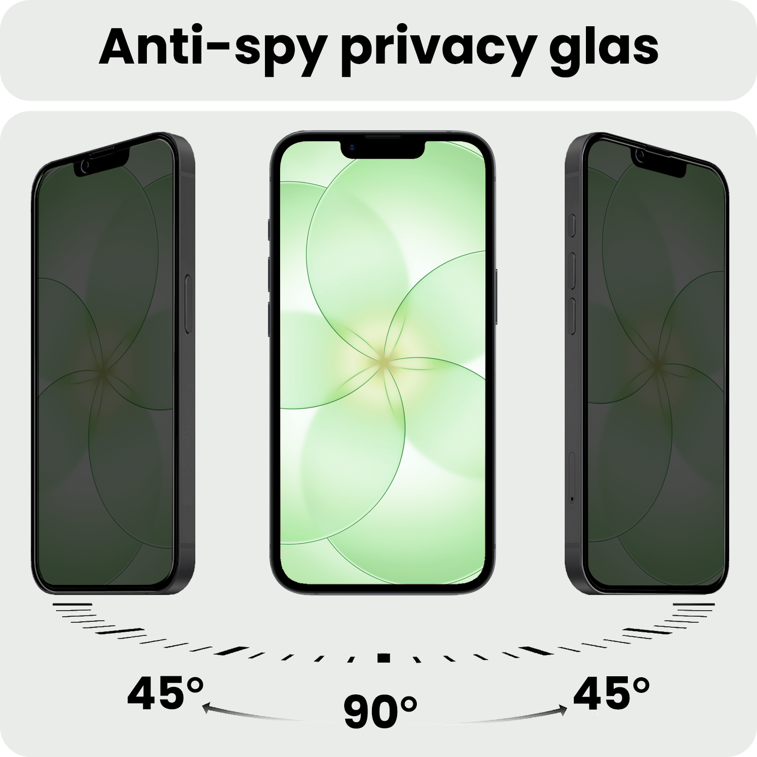 BASEY. BASEY. iPhone 17e Screenprotector Glas Privacy - 2 PACK